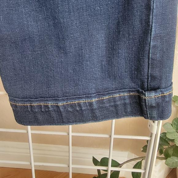 Kancan Wide Leg Trouser Dark Wash - Picture 7 of 8